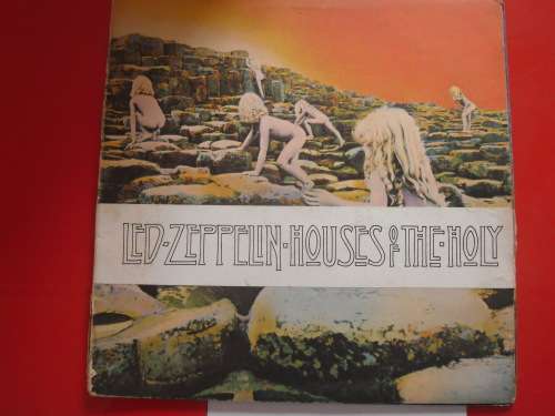 RARE!!! LED ZEPPELIN - HOUSES OF THE HOLY GATEFOLD VINYL, LP, RECORD.